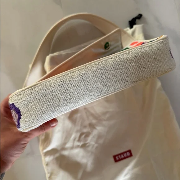 STAUD Tommy Beaded Shoulder Bag - Picture 4 of 10